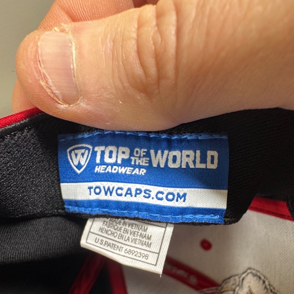 Top of the World Maryland‎ Terrapins Red Flex Fit Hat Cap Mens - Picture 7 of 9